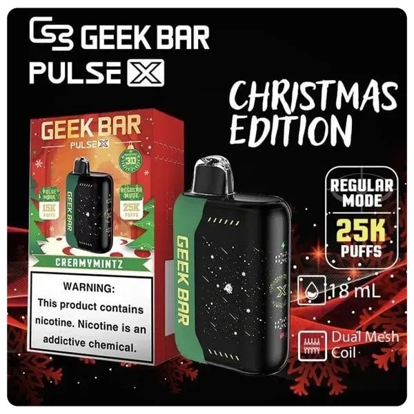 拋棄式電子煙 Geek Bar Pulse X 小火箭25000口 日期新鮮 10/18